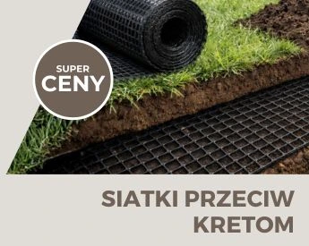Siatki przeciw kretom